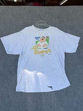 Vintage 2007 Family Guy x Subway Peter Griffin Promo T-Shirt Size XL